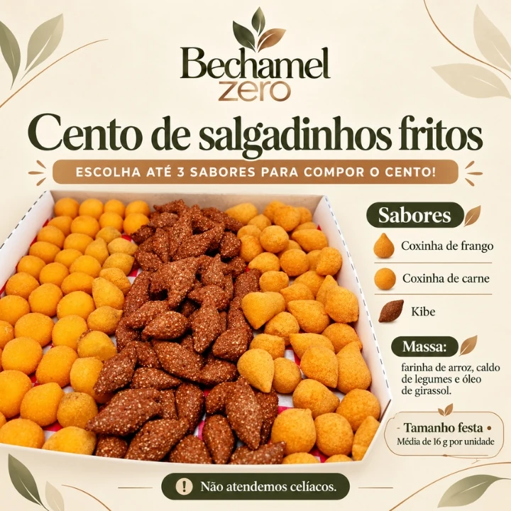 Mini salgadinhos fritos